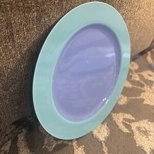 Vintage Lindt-Stymeist Colorways Turquoise Blue 11" Dinner Plate New With Tag
